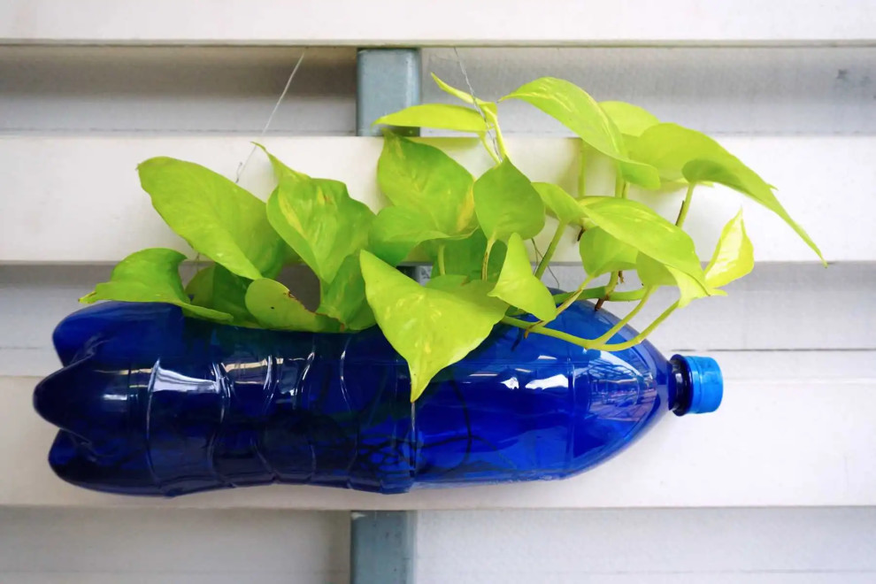 Recycled products from plastic bottles